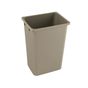 Waste bin Plastic 52 Qt Champagne
