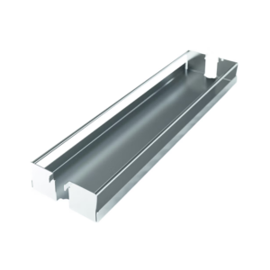 Kessebohmer Dispensa Base Pullout 7" Metal 2-Shelf Economy Set Silver