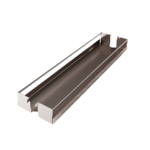 Kessebohmer Dispensa Base Pullout 7" Metal 2-Shelf Economy Set Champagne