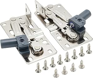 Soft-Close Tip-Out Front Hinge Pair (Cabinet Accessory Hardware)
