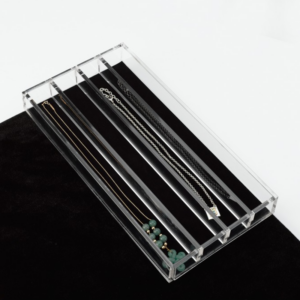 Clear Acrylic Necklace Organizer Drawer Insert