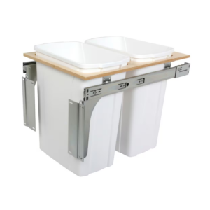 Double 35QT Top Mount Waste & Recycling Center
