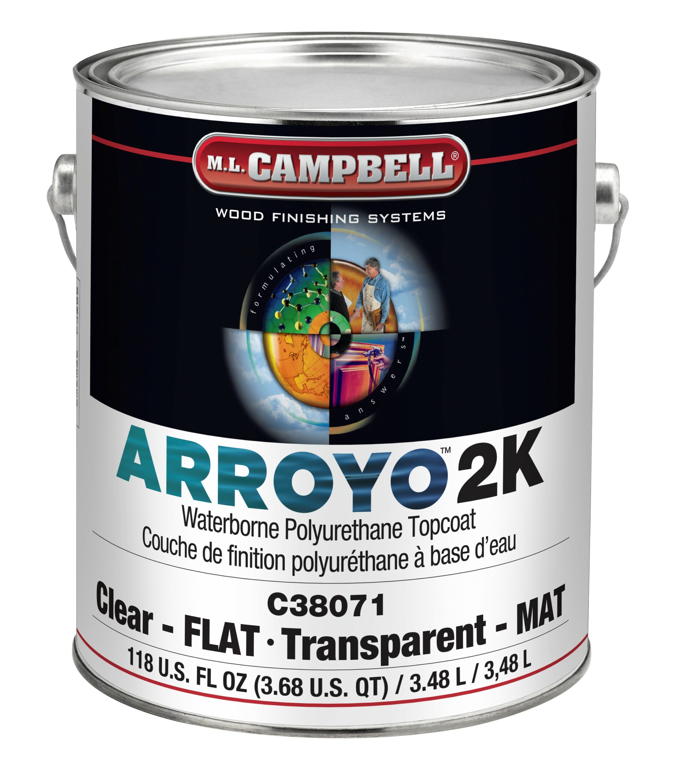Arroyo 2K Water Base Polyurethane Topcoat