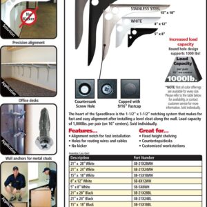 FastCap Speedbrace White 15" X 18"