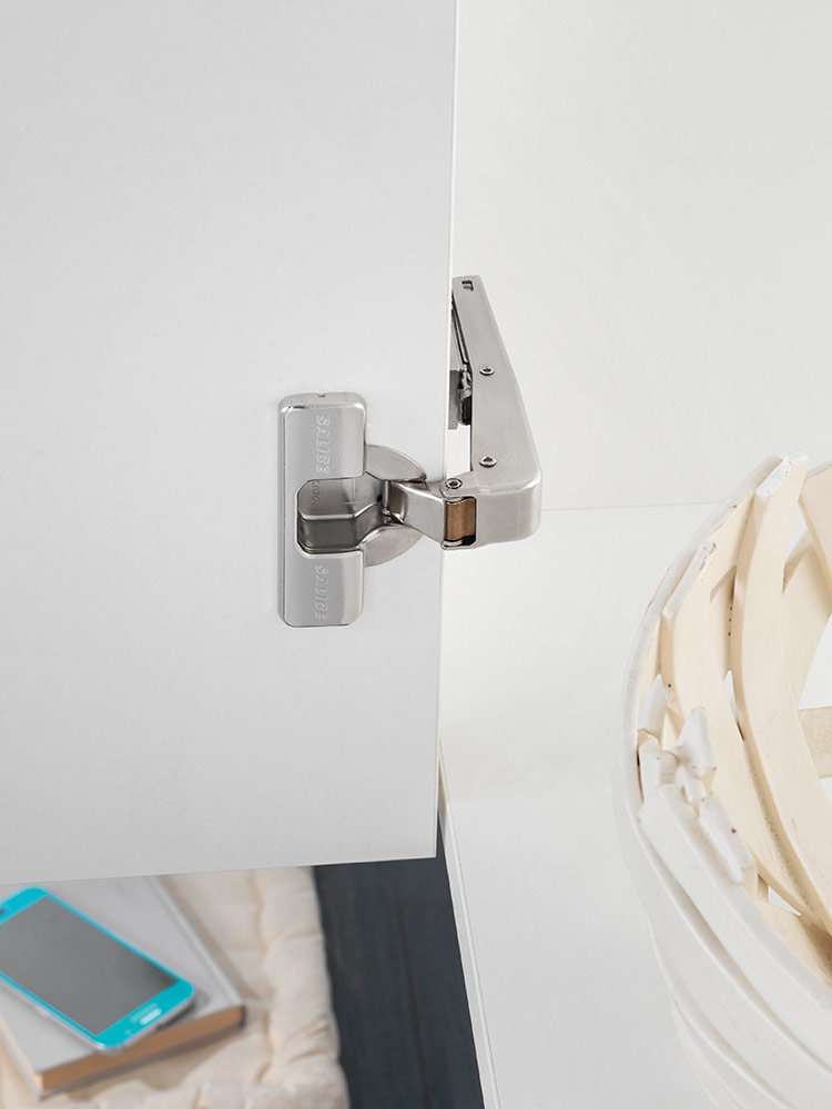 Salice Inset Blind Corner (C2RBN99AC) Dowelled Self-Closing Series 200 Hinge Nickel - Image 2