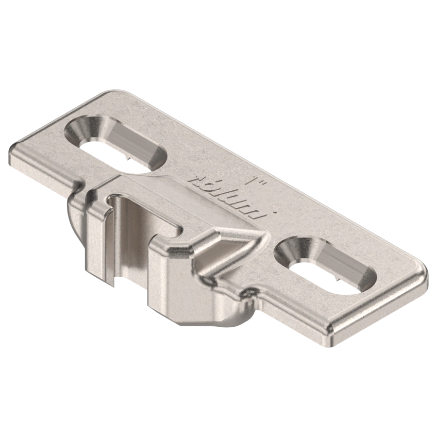 Blum Compact 33 Edge Mount 1 inch Overlay Mounting Plate