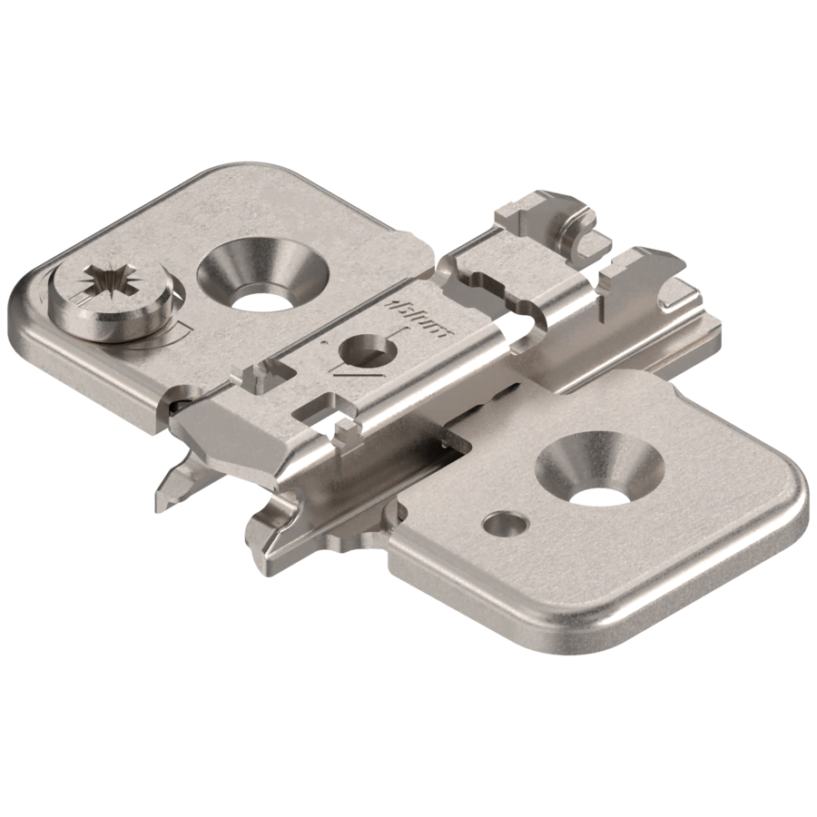 Blum Clip Cam Adjustable Wing Wood Screw 0H Mounting Plate