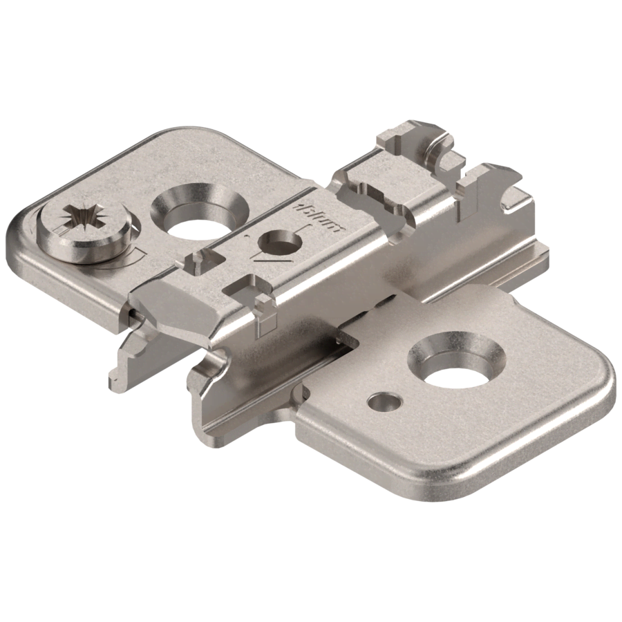 Blum Clip Cam Adjustable Wing System Screw 3H Mounting Plate
