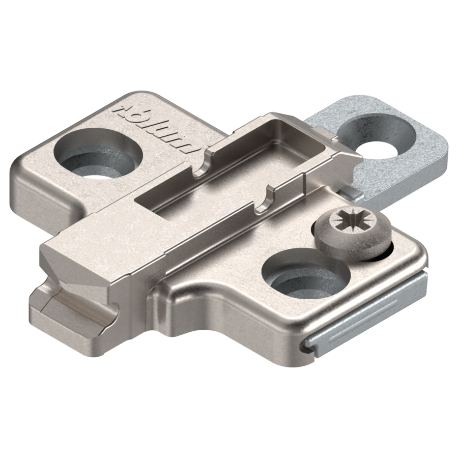 Blum Clip Standard Two-Piece Wing System Screw 0H Mounting Plate