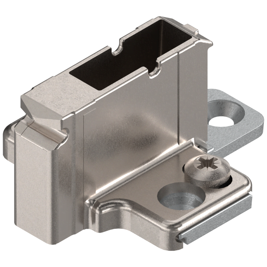 Blum Clip Standard Two-Piece Wing System Screw 18H Mounting Plate