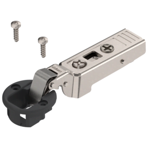 Blum Clip Top 95 Glass Door Partial Overlay Screw-On Hinge
