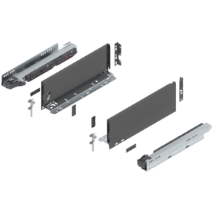 Blum Legrabox K-Height 14in Orion Gray Drawer Set