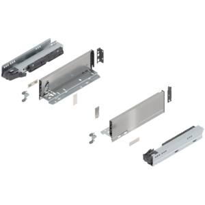 Blum Legrabox M-Height 11in Stainless Steel Drawer Set