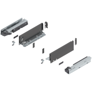 Blum Legrabox M-Height 11in Orion Gray Drawer Set