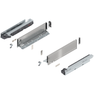 Blum Legrabox M-Height 14in Stainless Steel Drawer Set