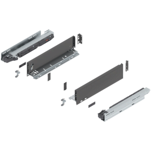 Blum Legrabox M-Height 14in Orion Gray Drawer Set