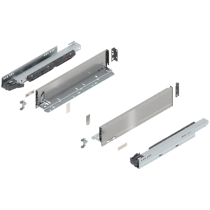 Blum Legrabox M-Height 16in Stainless Steel Drawer Set