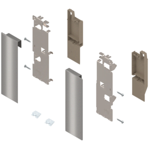 Blum Legrabox C-Height Roll-Out Stainless Steel Interior Front Fixing Bracket Set
