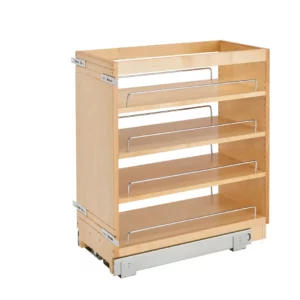 Rev-A-Shelf Wood Base Pull-Out Cabinet Organizer 11in Maple