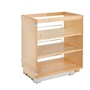 Rev-A-Shelf Wood Base Pull-Out Cabinet Organizer 14in Maple