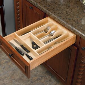 Rev-A-Shelf Small Cutlery Drawer Insert 2.375in Maple