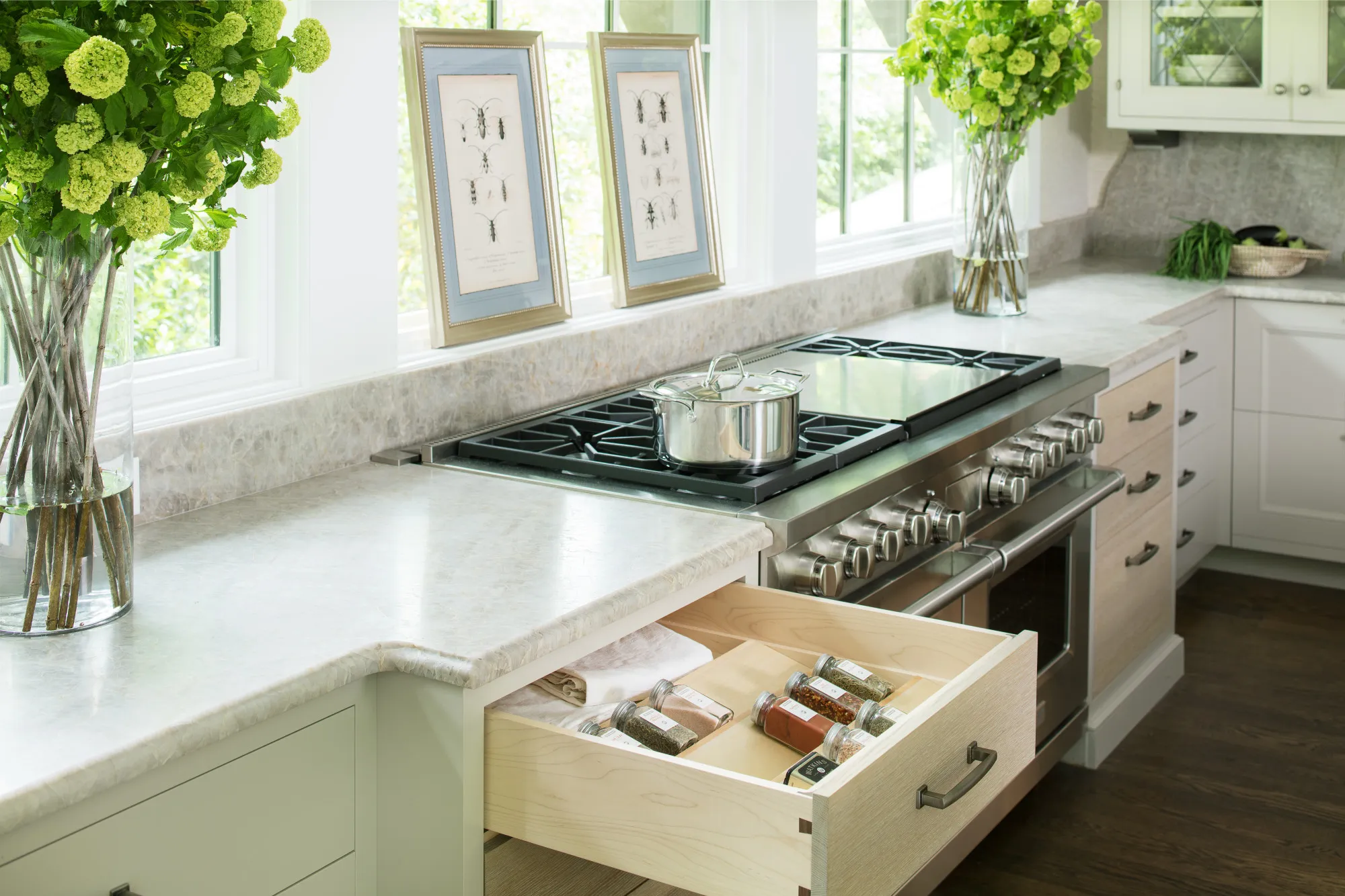 Spice Drawer Insert Organizer (Large Capacity Kitchen Storage) - Image 2