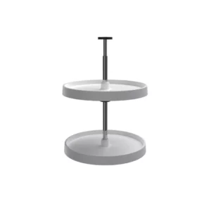 Rev-A-Shelf Full Circle Lazy Susan 2-Shelf Set 18in White