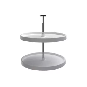 Rev-A-Shelf Full Circle Lazy Susan 2-Shelf Set 24in White