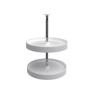 Rev-A-Shelf 2-Shelf Full Circle Lazy Susan Set 18in White