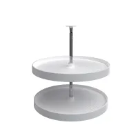 Rev-A-Shelf 2-Shelf Full Circle Lazy Susan Set 24in White