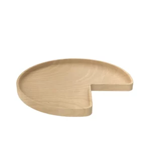 Rev-A-Shelf Kidney Shape Lazy Susan Single Shelf w.Swivel Bearing 32in Maple