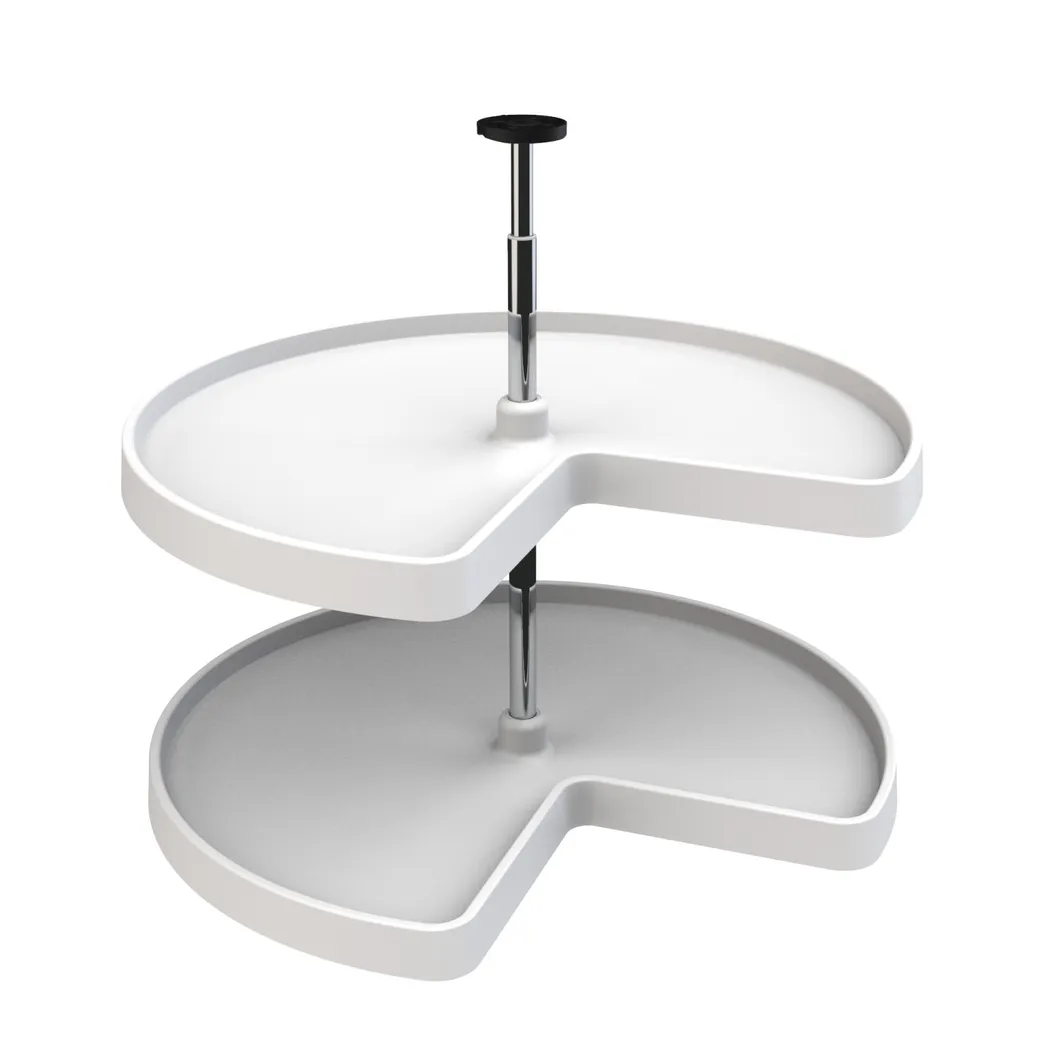 Kidney Lazy Susan Single Shelf Corner Organizer
