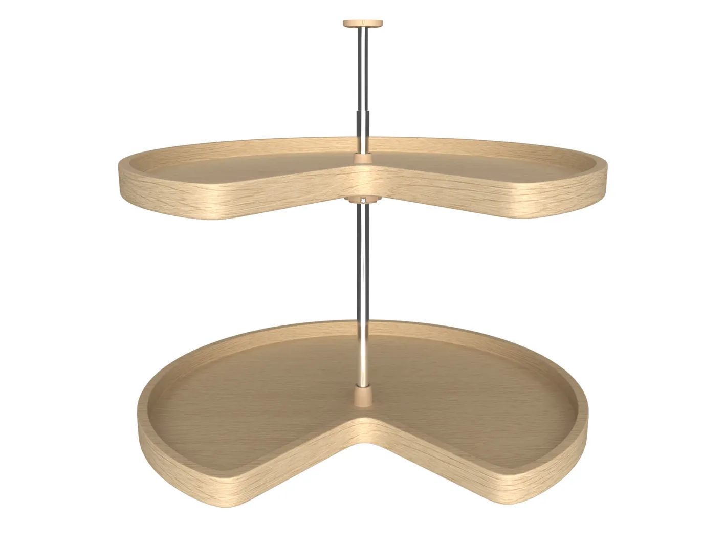 Kidney Lazy Susan Corner Organizer