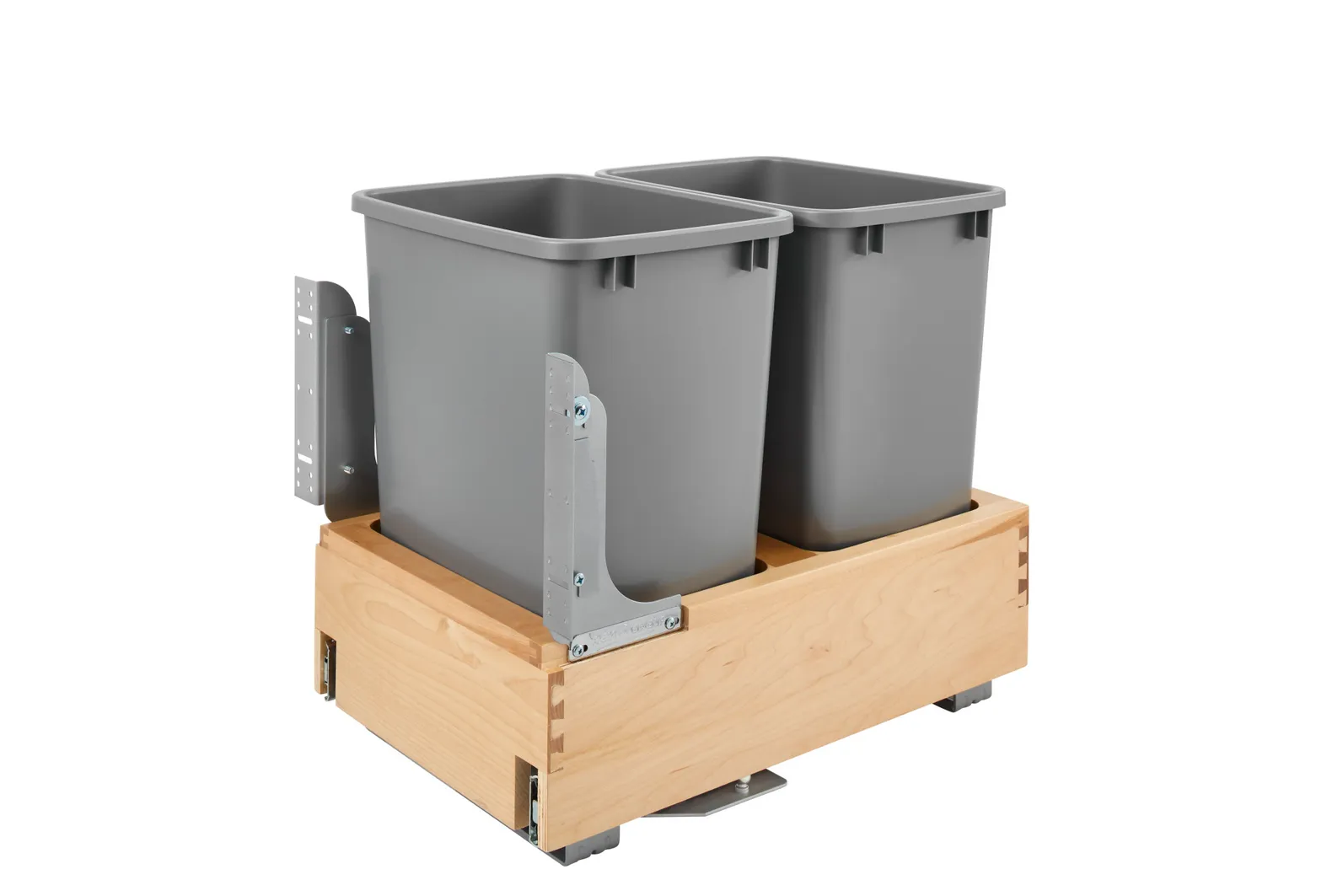 Soft-Close Pull-Out Trash Bin System with Motion Assist (Rev A)