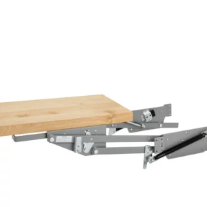 Rev-A-Shelf Heavy Duty Mixer Lift Kit w.Soft-Close 18in Silver and Maple