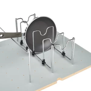 Rev-A-Shelf Drop-in Pan Organizer for Drawer Peg Board System Chrome
