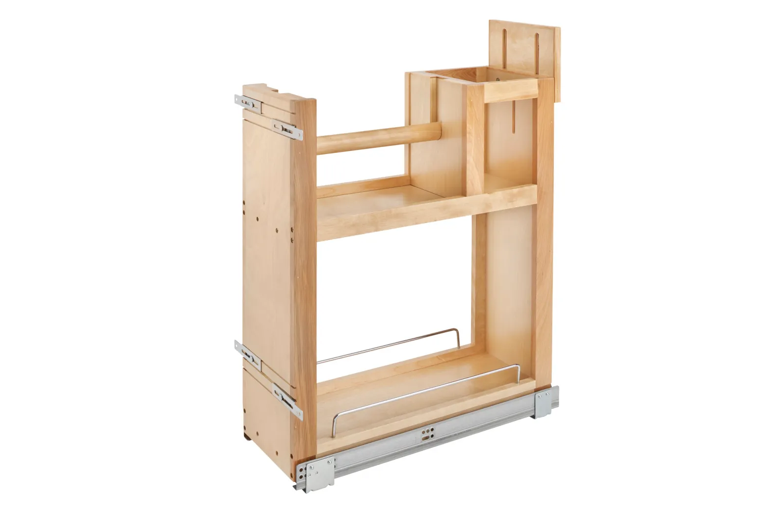 Base Paper Towel Pull-Out Organizer – Maple Soft-Close System with BLUMOTION