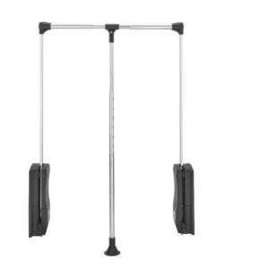 Rev-A-Shelf Adjustable Pull-Down Closet Rod 18-26in Chrome