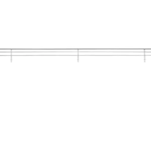 Rev-A-Shelf Wire Shoe Rail 29in Chrome x10
