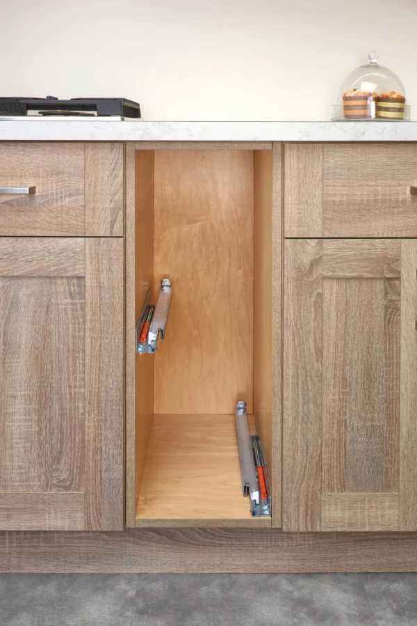 Base Pull-Out Organizer – Maple Soft-Close Cabinet Storage System ...