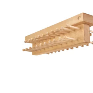 Rev-A-Shelf Top Mount Pull-Out Tie Butler 14in Natural Wood