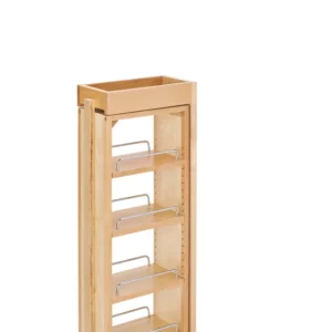 Wall Pull-Out Organizer (11-1/8"D x 30"H, Chrome Finish)