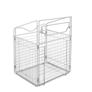 Rev-A-Shelf Closet Tilt Out Hamper Basket 1.7bu Chrome