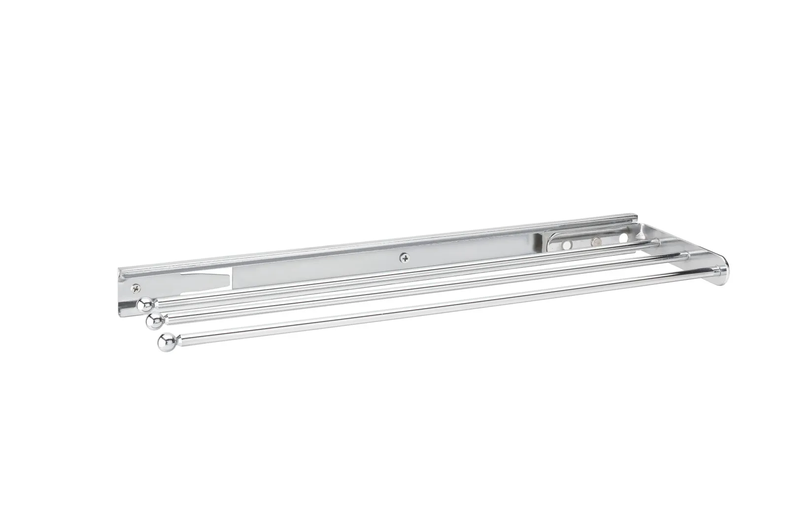 3-Prong Towel Bar (5" x 12", Chrome Finish)