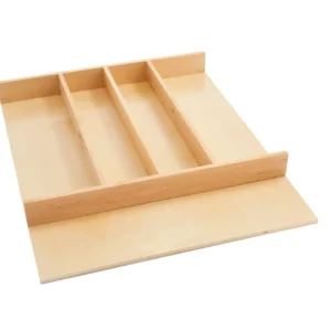 Rev-A-Shelf Shallow Utensil Drawer Insert 18.5in Natural Maple