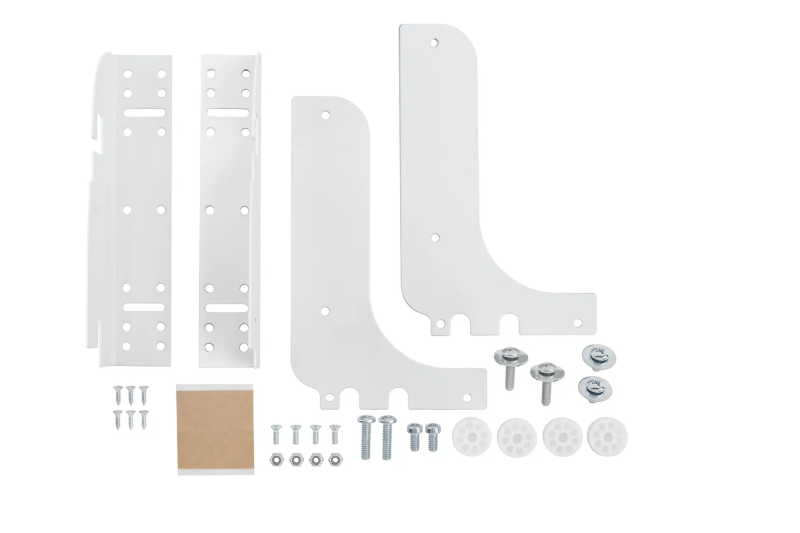 Rev-A-Shelf Metal Door Mounting Kit for Wire RV Waste Container Series White