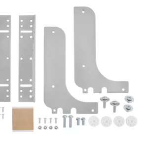 Rev-A-Shelf Metal Door Mounting Kit for Wire RV Waste Container Series Silver