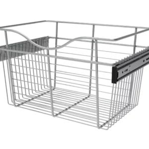 Rev-A-Shelf Wire Pullout Basket for 12in Closet 18x11in Chrome
