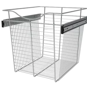 Rev-A-Shelf Wire Pullout Basket for 20in Closet 18x18in Chrome