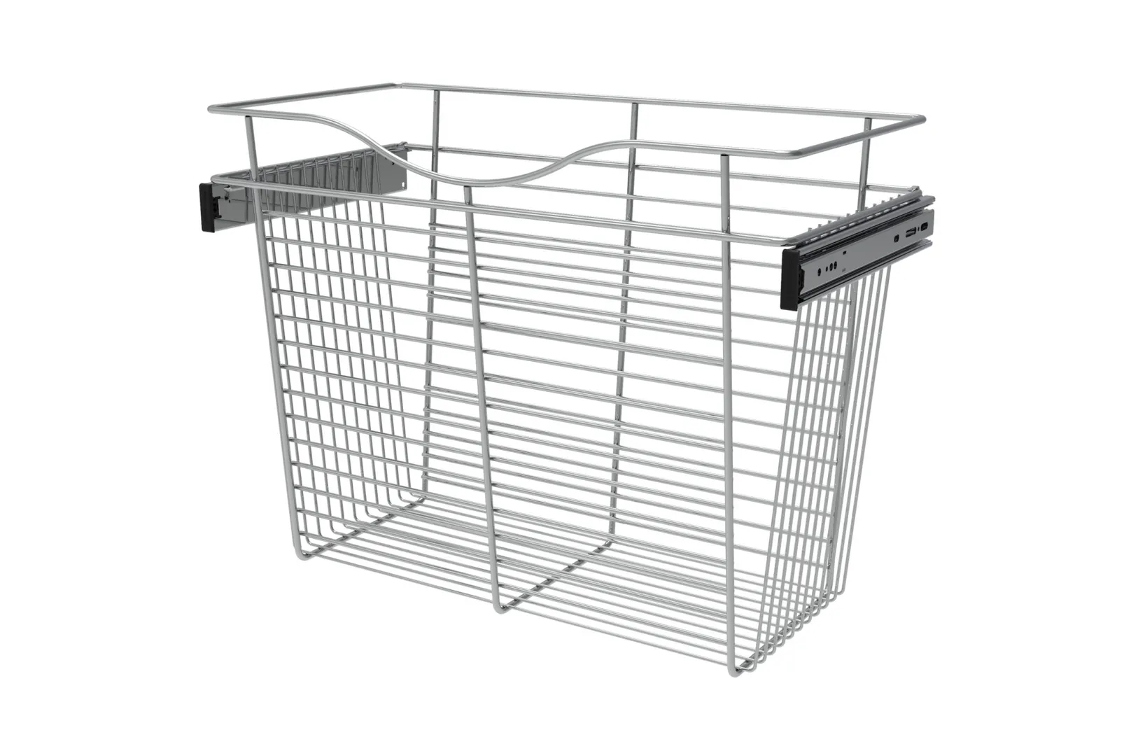 Rev-A-Shelf Wire Pullout Basket for 12in Closet 24x18in Chrome